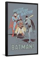 DC Comics - Batman - Robin - Superman - Batter-Trends International-Framed Poster