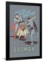 DC Comics - Batman - Robin - Superman - Batter-Trends International-Framed Poster