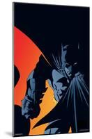 DC Comics Batman - Shadows and Orange-Trends International-Mounted Poster