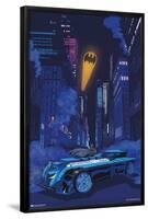 DC Comics - Batman - Skyline Bat Signal-Trends International-Framed Poster