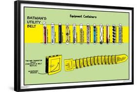 DC Comics Batman - Utility Belt-Trends International-Framed Poster