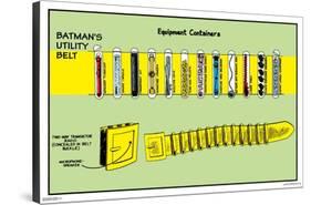 DC Comics Batman - Utility Belt-Trends International-Stretched Canvas