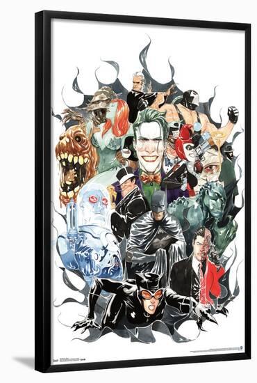 DC Comics - Batman - VIllains-Trends International-Framed Poster