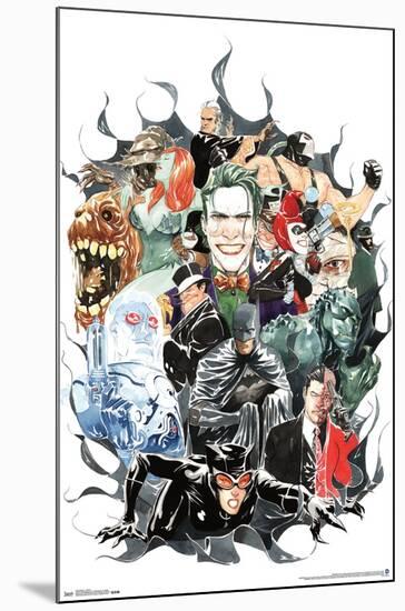 DC Comics - Batman - VIllains-Trends International-Mounted Poster