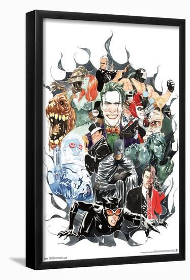 DC Comics - Batman - VIllains-Trends International-Framed Poster