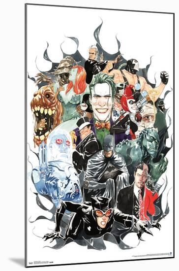 DC Comics - Batman - VIllains-Trends International-Mounted Poster