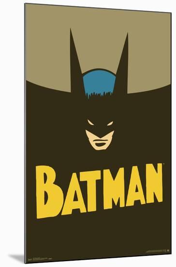 DC Comics - Batman - VIntage-Trends International-Mounted Poster