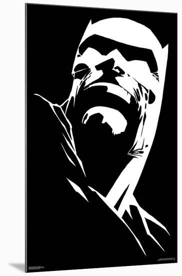 DC Comics Batman - White Cowl-Trends International-Mounted Poster