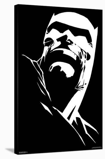 DC Comics Batman - White Cowl-Trends International-Stretched Canvas