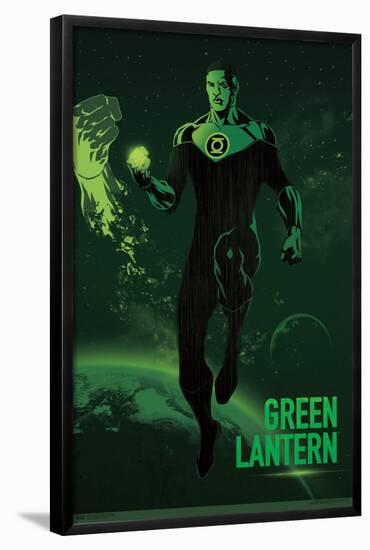 DC Comics: Dark Artistic - Green Lantern-Trends International-Framed Poster