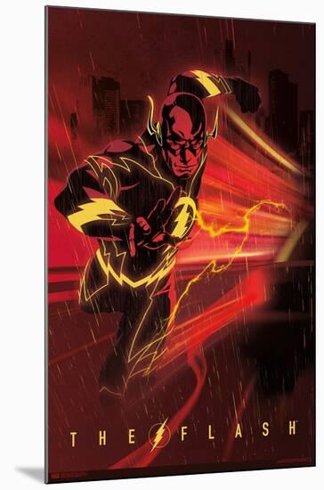 DC Comics: Dark Artistic - The Flash-Trends International-Mounted Poster