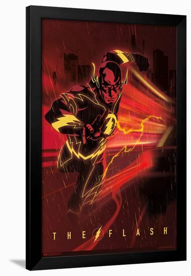 DC Comics: Dark Artistic - The Flash-Trends International-Framed Poster