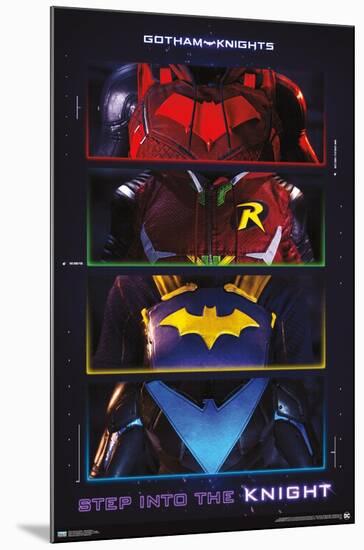 DC Comics Gotham Knights - Chest Emblems-Trends International-Mounted Poster