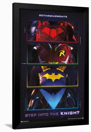 DC Comics Gotham Knights - Chest Emblems-Trends International-Framed Poster