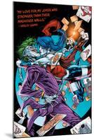 Dc Comics Harley Kiss-null-Mounted Poster