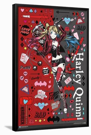 DC Comics - Harley Quinn Anime - Icons-Trends International-Framed Poster