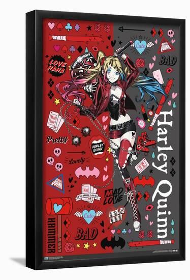 DC Comics - Harley Quinn Anime - Icons-Trends International-Framed Poster