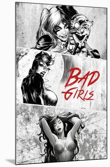 DC Comics - Harley Quinn - Catwoman - Poison Ivy - Bad Girls-Trends International-Mounted Poster