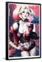 DC Comics - Harley Quinn - Kiss-Trends International-Framed Poster