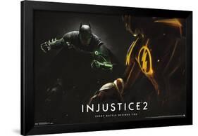 DC Comics - Injustice: Gods Among Us 2 - Batman & The Flash-Trends International-Framed Poster