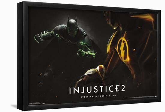 DC Comics - Injustice: Gods Among Us 2 - Batman & The Flash-Trends International-Framed Poster