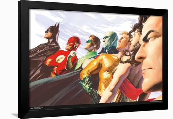 DC Comics - Justice League - Alex Ross - Portrait-Trends International-Framed Poster