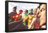 DC Comics - Justice League - Alex Ross - Portrait-Trends International-Framed Poster