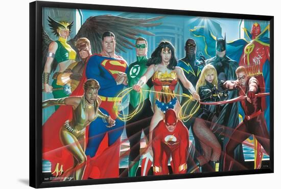 DC Comics - Justice League - Alex Ross - The Elite-Trends International-Framed Poster