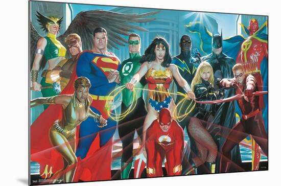 DC Comics - Justice League - Alex Ross - The Elite-Trends International-Mounted Poster