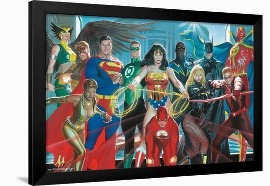 DC Comics - Justice League - Alex Ross - The Elite-Trends International-Framed Poster