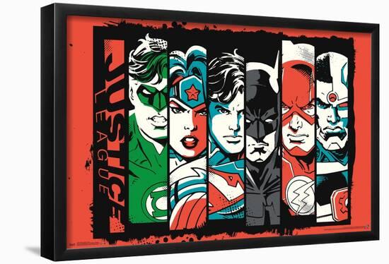 DC Comics - Justice League - Bars-Trends International-Framed Poster