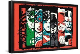 DC Comics - Justice League - Bars-Trends International-Framed Poster