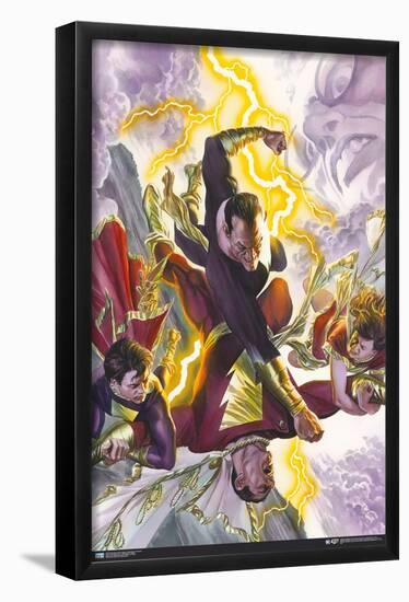DC Comics Justice League - Black Adam and Shazam-Trends International-Framed Poster