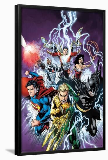 DC Comics - Justice League - Bolts-Trends International-Framed Poster