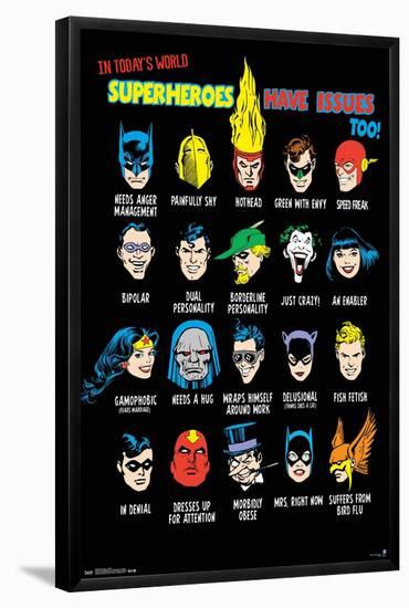 DC Comics - Justice League - Issues-Trends International-Framed Poster