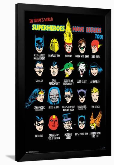 DC Comics - Justice League - Issues-Trends International-Framed Poster