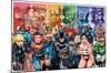 DC Comics - Justice League of America - Group-Trends International-Mounted Poster