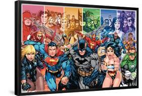 DC Comics - Justice League of America - Group-Trends International-Framed Poster