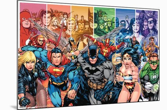 DC Comics - Justice League of America - Group-Trends International-Mounted Poster