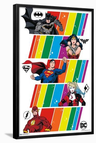 DC Comics Justice League - Pride-Trends International-Framed Poster