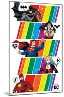 DC Comics Justice League - Pride-Trends International-Mounted Poster
