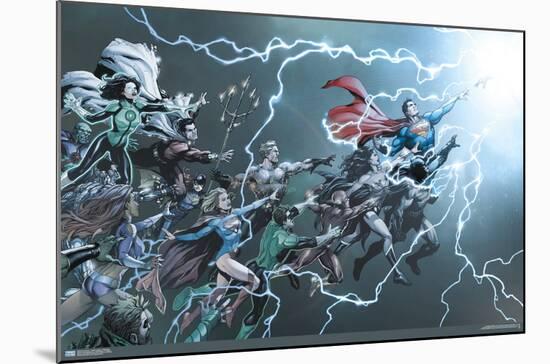 DC Comics - Justice League - Rebirth #1-Trends International-Mounted Poster