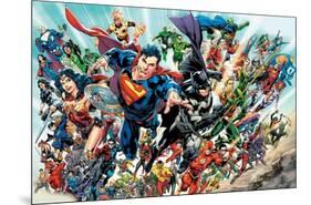 DC Comics - Justice League Rebirth - Group-Trends International-Mounted Poster