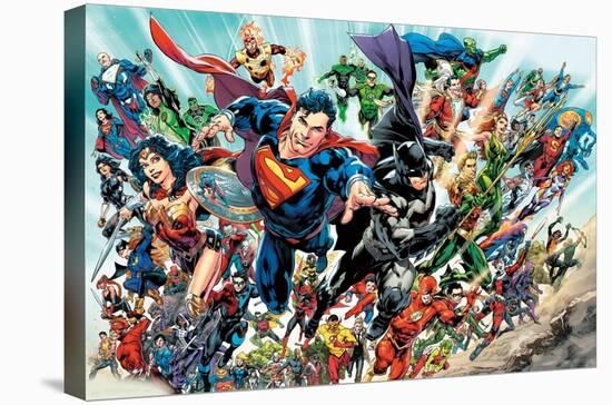 DC Comics - Justice League Rebirth - Group-Trends International-Stretched Canvas