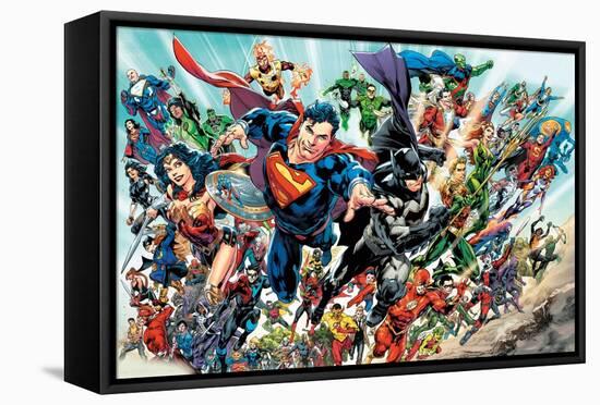 DC Comics - Justice League Rebirth - Group-Trends International-Framed Stretched Canvas