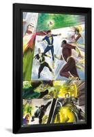 DC Comics Justice League - Shazam Family and Black Adam-Trends International-Framed Poster