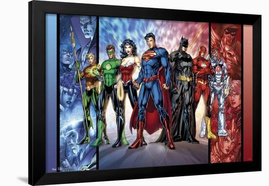 DC Comics - Justice League - The New 52-Trends International-Framed Poster