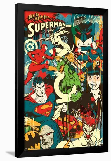 DC Comics - Justice League - This Looks Like A Job-Trends International-Framed Poster