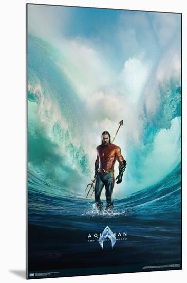 DC Comics Movie Aquaman and the Lost Kingdom - One Sheet Teaser-Trends International-Mounted Poster