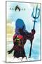 DC Comics Movie - Aquaman - Arthur Silhouette-Trends International-Mounted Poster